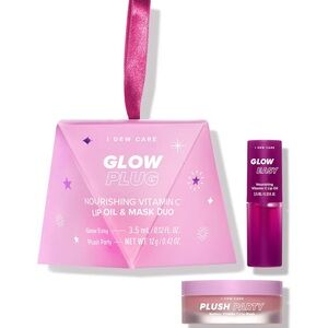 I DEW CARE Glow Plug Nourishing Vitamin C Lip Oil & Mask Duo